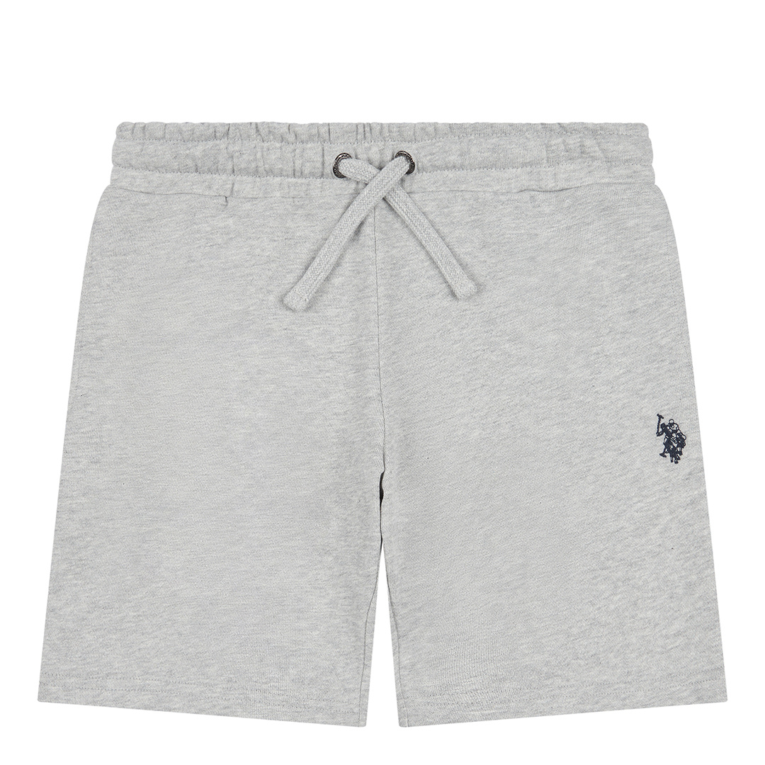 Boy's Grey Cotton Sweat Shorts