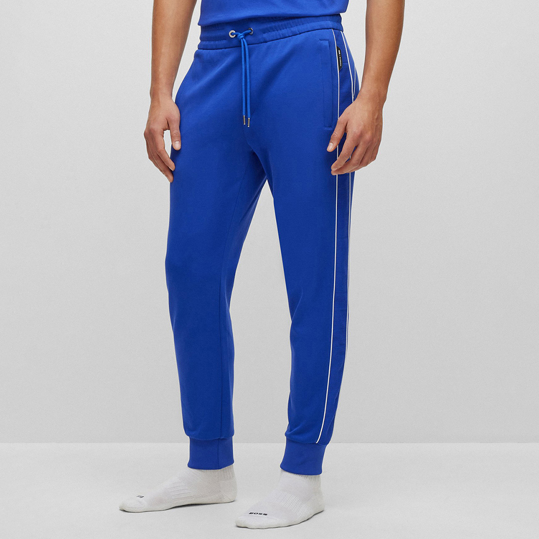 Bright Blue Lamont Jersey Trousers