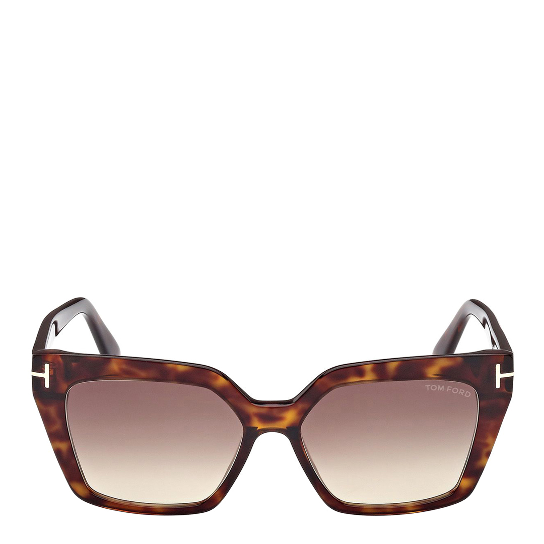 Tortoise Tom Ford Winona Sunglasses 53mm