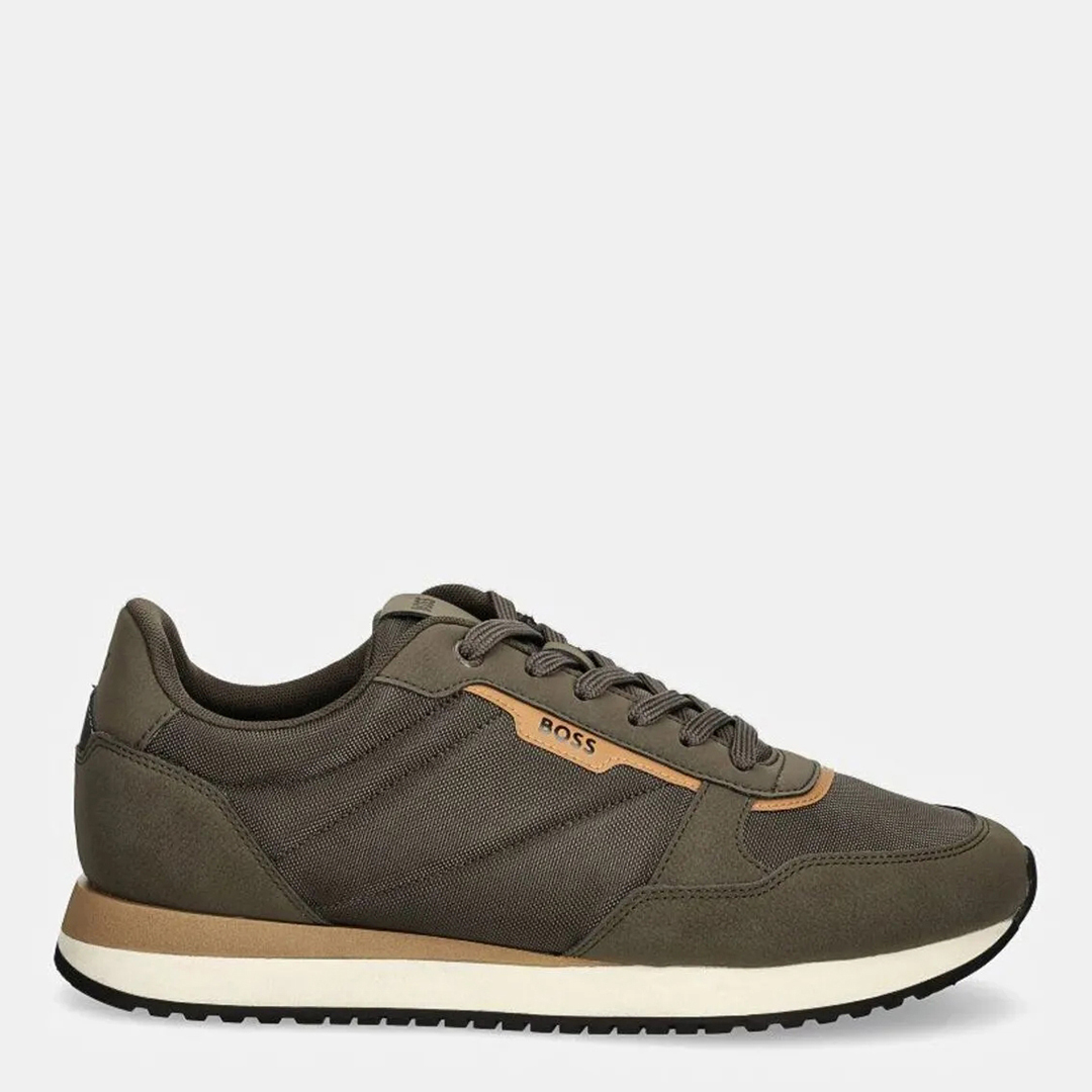 Khaki Contrast Trainers