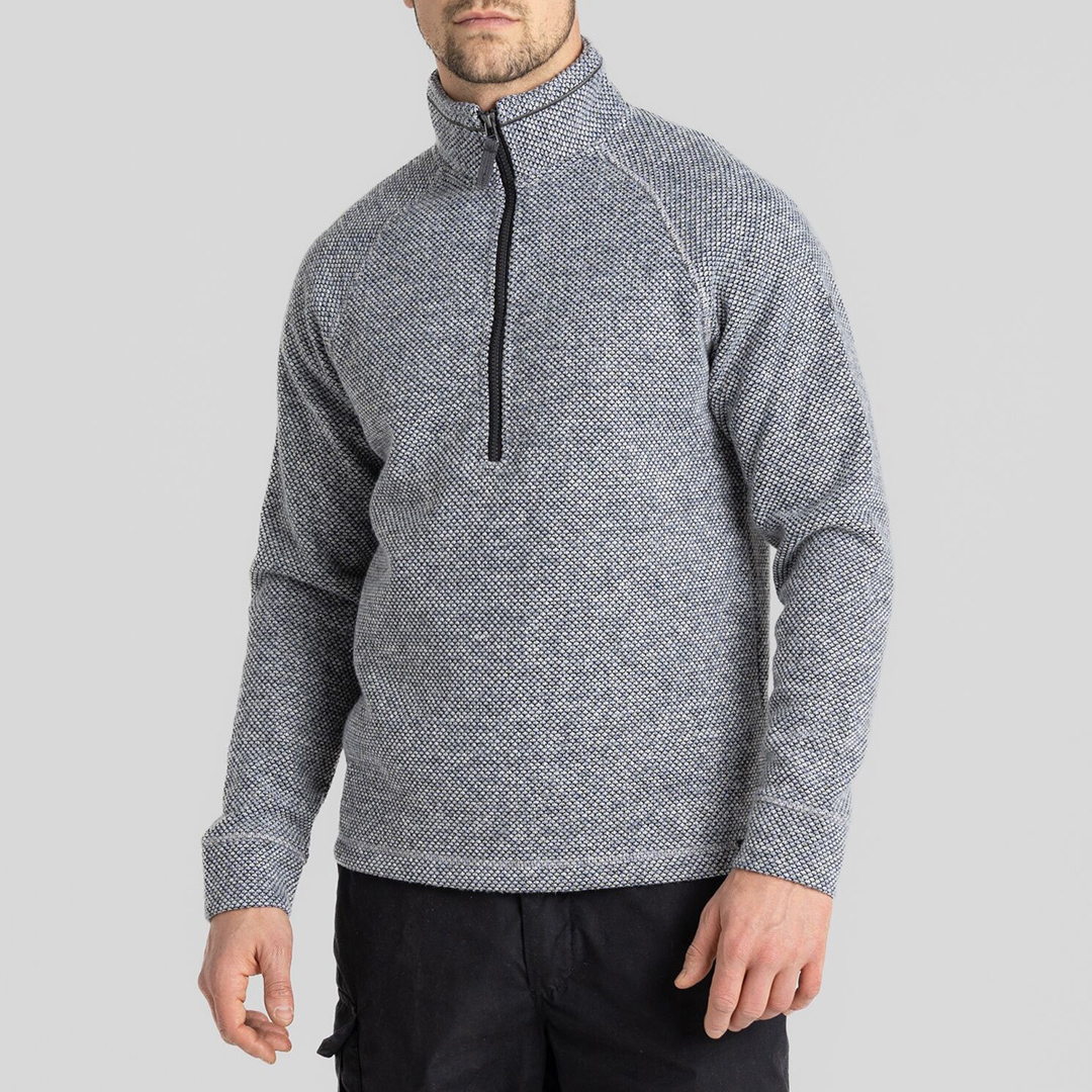 Grey Rubeus Half Zip Fleece