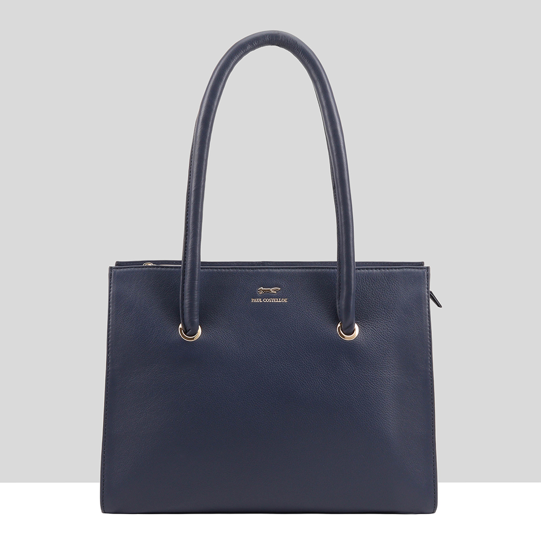 Navy Reims Shoulder Bag