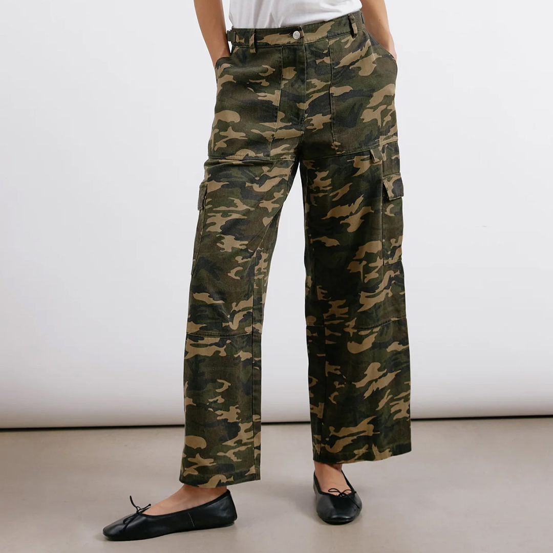 Khaki Camouflage Utility Trouser