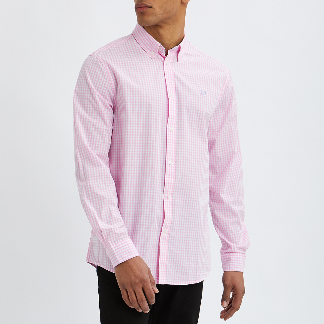 Pink Gingham Classic Shirt