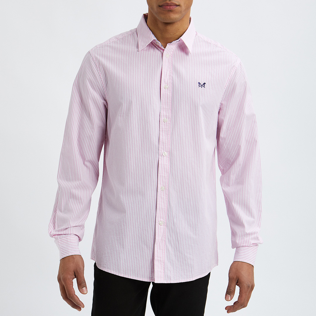 Pink Striped Cotton Shirt