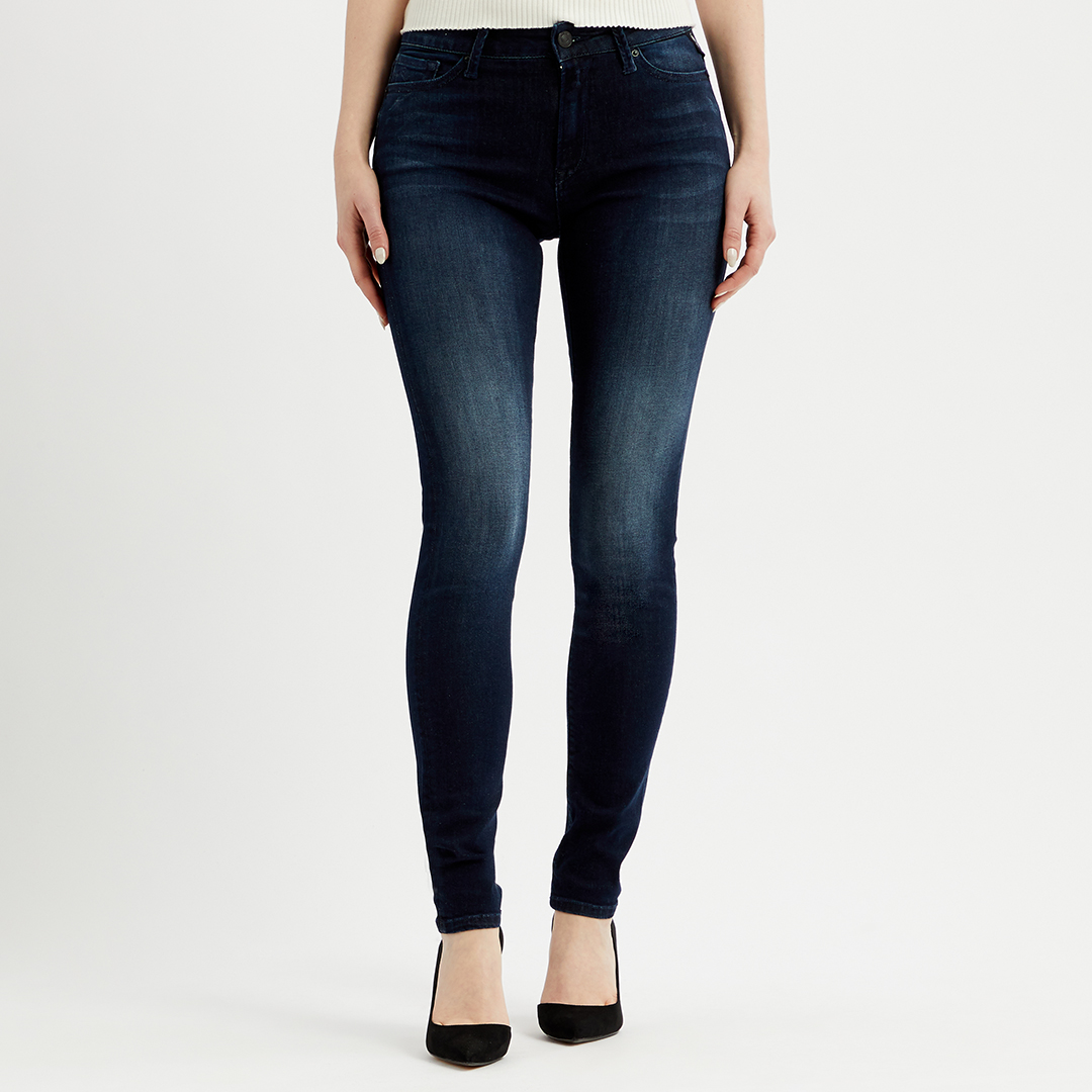 Dark Blue Luzien Skinny Stretch Jeans