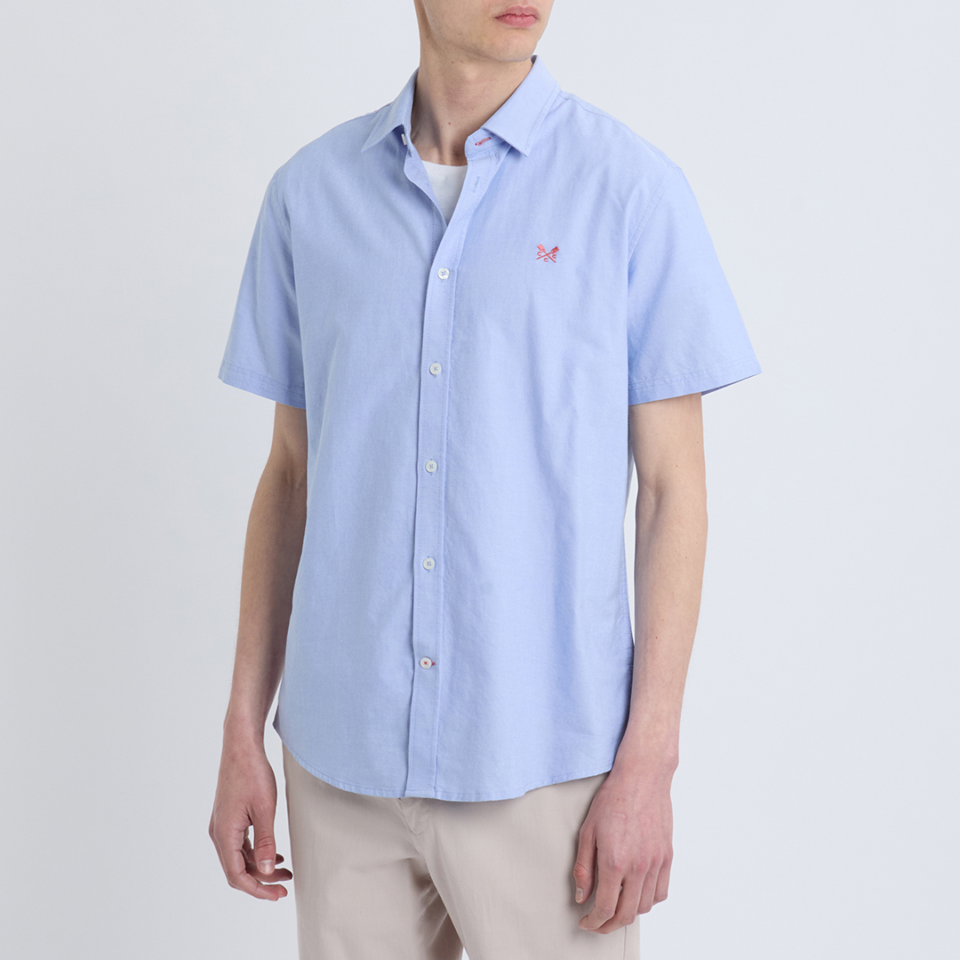 Light Blue Short Sleeve Oxford Shirt