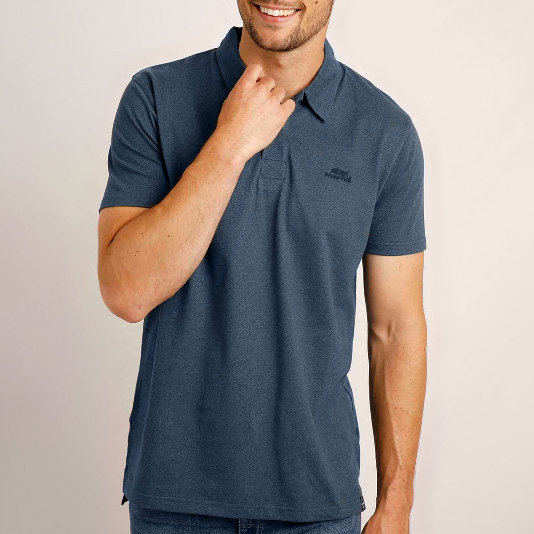 Navy Jetstream Branded Polo