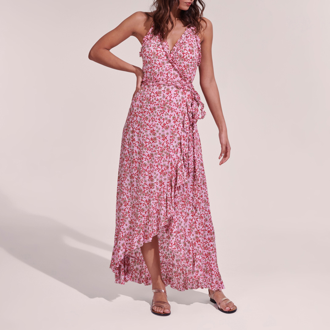 Robe Longue Rose Tamara