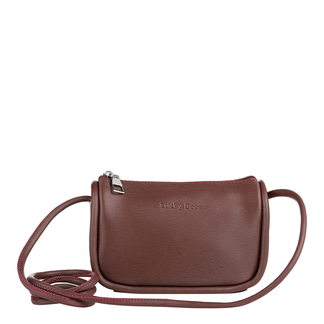 Claret Red Crossbody Bag