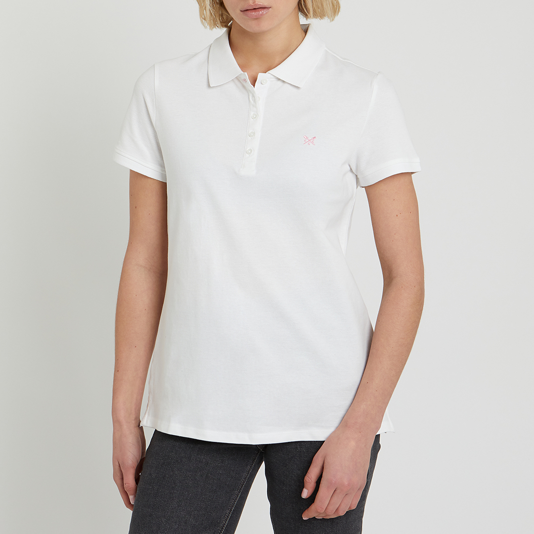 White Exmouth Polo Shirt