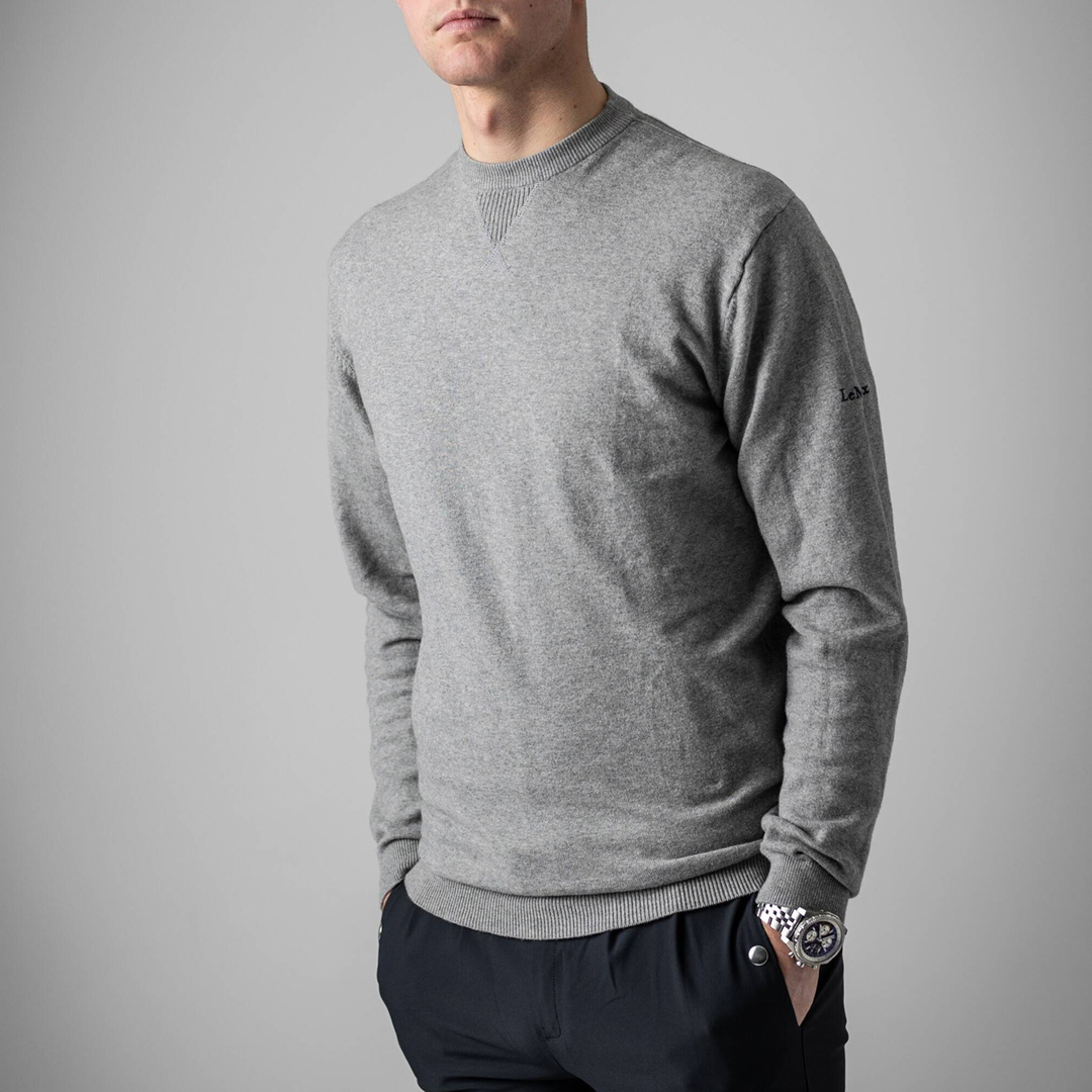 Grey Crew Neck Jumper