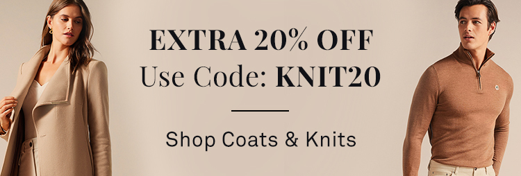 Extra 20% off Use Code KNIT20